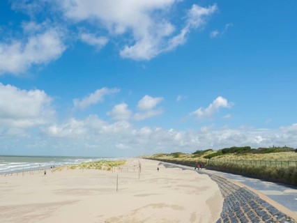 Close to the city of Oostende, Belgium, travellers find a wild coast with beautiful beaches and