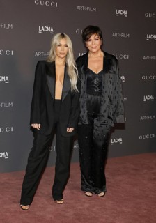 Kim Kardashian and Kris Jenner at the 2017 LACMA Art + Film Gala held at the LACMA in Los Angeles,