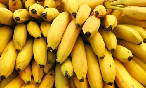 Bananas displayed on food market, Kyrenia, Cyprus