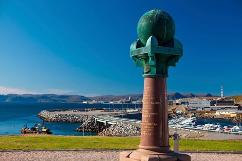 Hammerfest, Finmark, Meridian Column, Norway