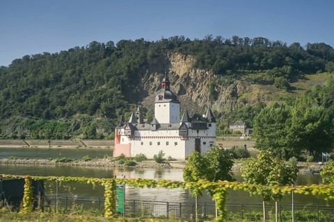 Rhine, Pfalzgrafenstein Castle, Rhineland-Palatinate, Germany