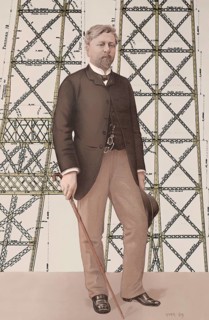 Alexandre Gustave Eiffel, 1832 – 1923, French engineer, after Vanity Fair, 1889