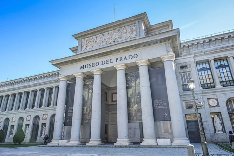Museo del Prado art museum, Paseo del Prado, Madrid, Spain