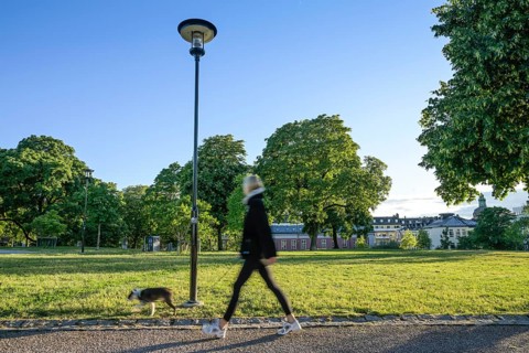 Green space Observatorielunden, Stockholm, Sweden