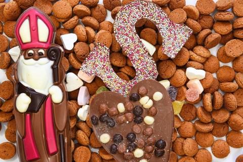 October 15, 2023.Gingernuts, chocolate and candy for the traditional Dutch children's festival