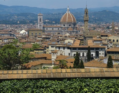 Italy/ Tuscany - Florence, Duomo and Palazzo Vecchio