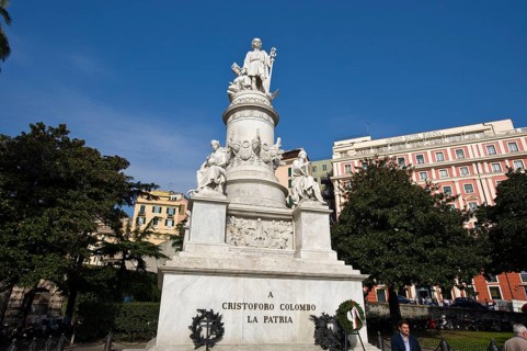 Monument to Christopher Columbus, Genoa, Liguria, Italy, Genova