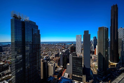 Aerial view from Downtown Brooklyn, NY, USA, USA