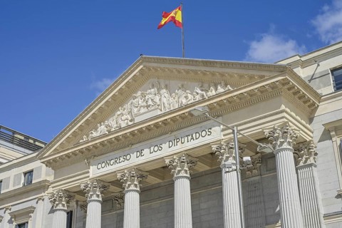 Spanish Parliament, Congreso de los Diputados in the Palacio de las Cortes, Cra de S. Jeronimo,