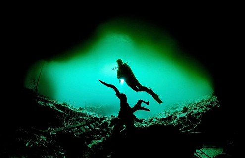 Cave diving Laguna Pepe, Punta Cana, freshwater, Dominican Republic