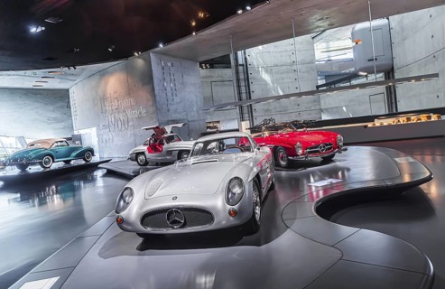 Mercedes-Benz 300 SLR Uhlenhaut Coupé from 1955. Two examples were built, one was auctioned. With