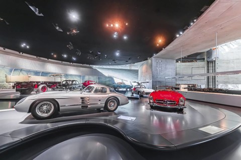 Mercedes-Benz 300 SLR Uhlenhaut Coupé from 1955. Two examples were built, one was auctioned. With