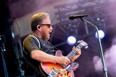 Dan Auerbach, guitarist, singer, The Black Keys, Rock, Blues, USA, live open air at the Citadel