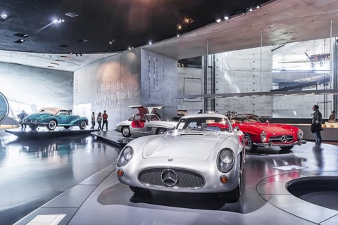 Mercedes-Benz 300 SLR Uhlenhaut Coupé from 1955. Two examples were built, one was auctioned. With