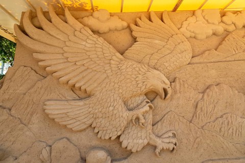 Detail, Sinbad the Sailor by Tsagaan Munk Erdene and Uuganaa Enkhtaivan from Mongolia, Sandwelt,