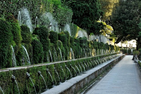 Avenue of a Hundred Fountains, Viale delle Cento Fontane, behind Fontana della Rometta, Renaissance
