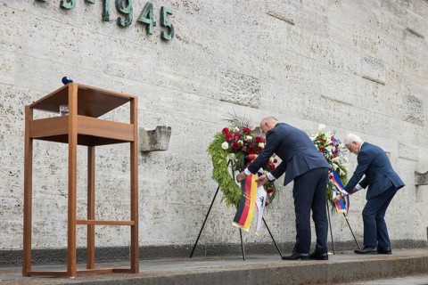 Petr Pavel (President of the Czech Republic) and Kai Wegner (Governing Mayor of Berlin) during a