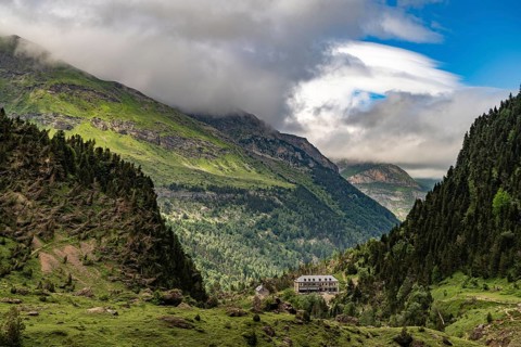 Hôtel du Cirque et de la Cascade in the Pyrenees National Park near Gavarnie-Gèdre, France