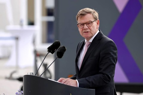 Johann Walter David Rudolf Jo Wadephul, Federal Foreign Minister - Ceremony 70 years of Germany in