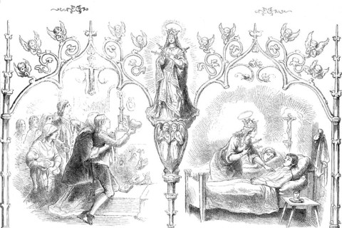 Pilgrimage to Kevelaer, Adoration of the Virgin Mary, 1869, District of Kleve, North