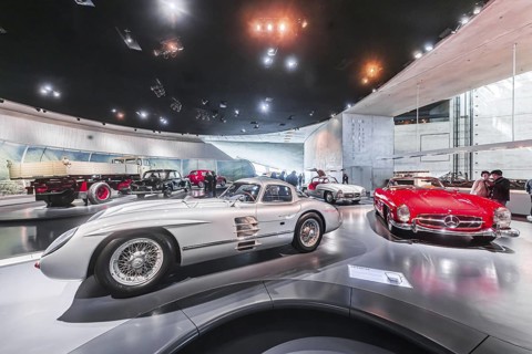 Mercedes-Benz 300 SLR Uhlenhaut Coupé from 1955. Two examples were built, one was auctioned. With