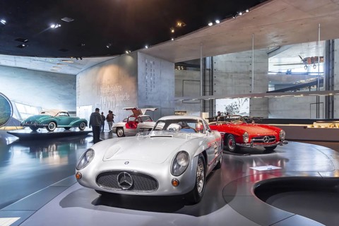 Mercedes-Benz 300 SLR Uhlenhaut Coupé from 1955. Two examples were built, one was auctioned. With
