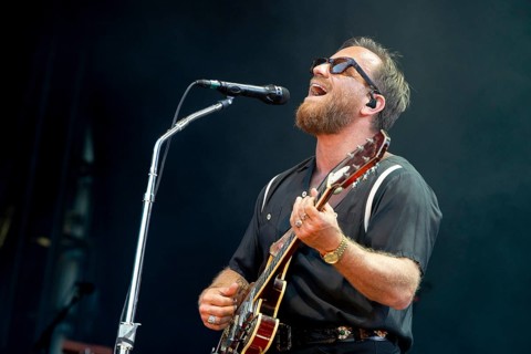Dan Auerbach, guitarist, singer, The Black Keys, Rock, Blues, USA, live open air at the Citadel