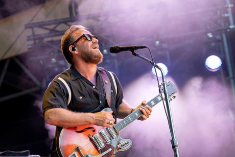 Dan Auerbach, guitarist, singer, The Black Keys, Rock, Blues, USA, live open air at the Citadel