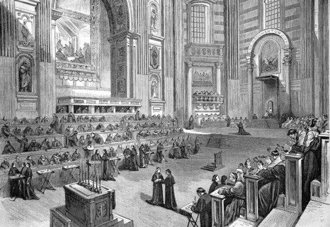 The Council Hall in the Basilica of St Peter, Basilica di San Pietro, St Peter's Basilica, Vatican