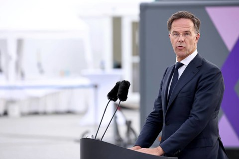 Mark Rutte, NATO Secretary General - Ceremony 70 years of Germany in NATO, Federal Ministry of