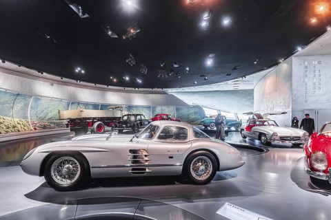 Mercedes-Benz 300 SLR Uhlenhaut Coupé from 1955. Two examples were built, one was auctioned. With