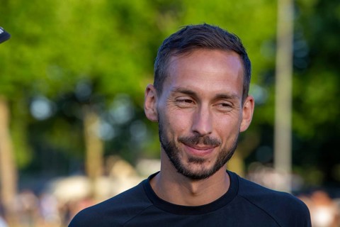 SC Käfertal against Waldhof Mannheim (test match) ***Picture: Dominik Glawogger, coach of Waldhof