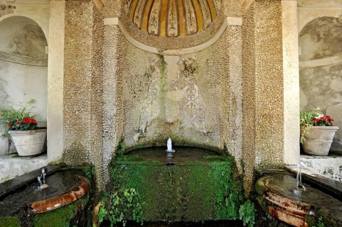 Fontana di Pandora, Renaissance garden of Villa d'Este, water features, fountains, UNESCO World