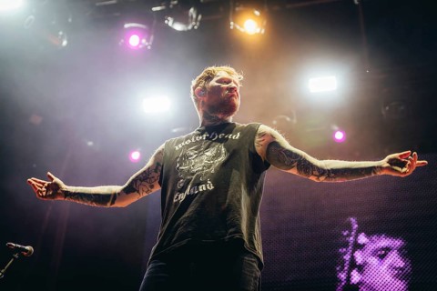 Frank Carter, singer of the Sex Pistols ft. Frank Carter live in the Berlin Zitadelle Spandau on 04