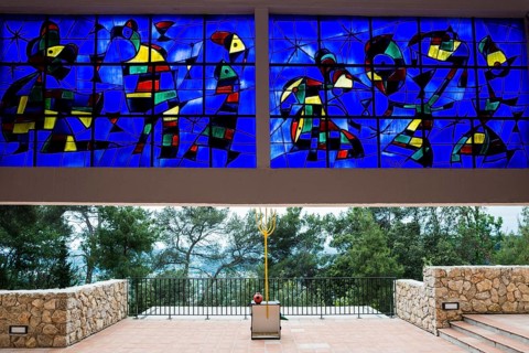 Museum, Fondation Maeght, artist Joan Miro, St. Paul de Vence, Provence Alpes Côte d'Azur, South of