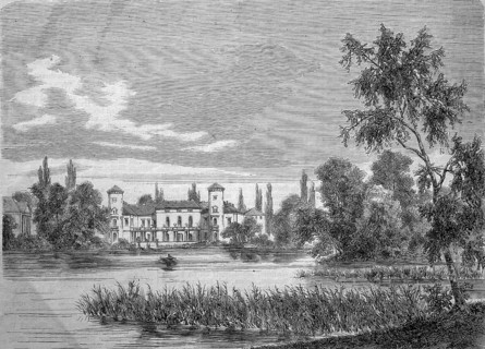 Rheinsberg Castle in the municipality of Rheinsberg, north-west of Berlin in the district of