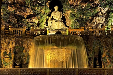 Ovato Fountain Fontana dell'Ovato, Renaissance garden of Villa d'Este, water features, fountains,