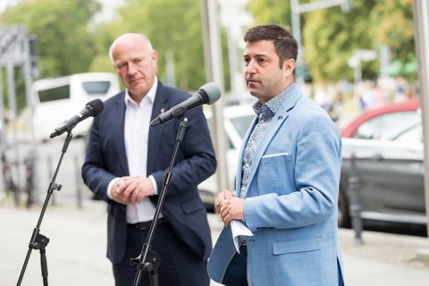 Kai Wegner (Governing Mayor of Berlin) and Florian Winkler-Schwarz, Managing Director of the