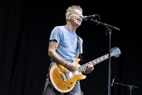 Damian O'Neill, guitarist, The Undertones, punk rock band, Northern Ireland, open air at the