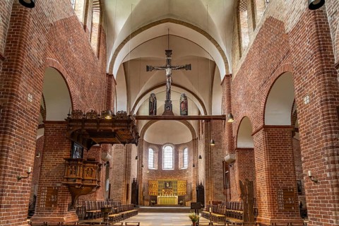 Interior of Ratzeburg Cathedral, Ratzeburg, Schleswig-Holstein, Germany