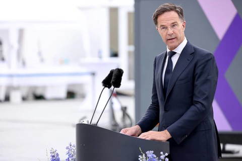 Mark Rutte, NATO Secretary General - Ceremony 70 years of Germany in NATO, Federal Ministry of