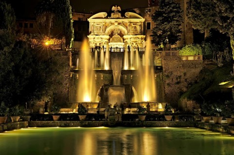 Fish ponds, Neptune Fountain, Fontana di Nettuno, Fountain of the Hydraulic Organ, Fontana