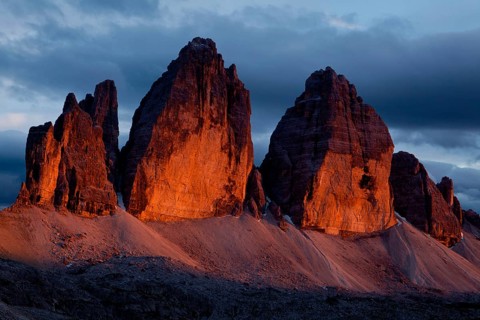 Tre Cime di Lavaredo, Dolomites, South Tyrol, Italy