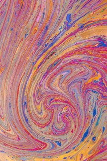 Traditional marbling artwork patterns as colorful abstract background