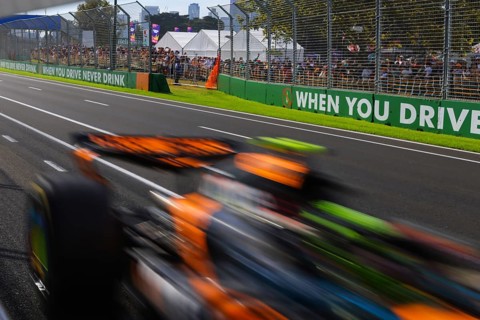 MELBOURNE, AUSTRALIA - MARCH 14: Lando Norris of Great Britain drives the McLaren Formula 1 Team