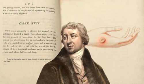 Edward Jenner, 1749-1823, English physician and scientist, digitally restored