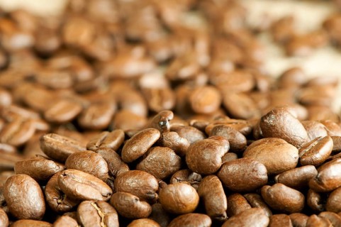 Coffee beans background