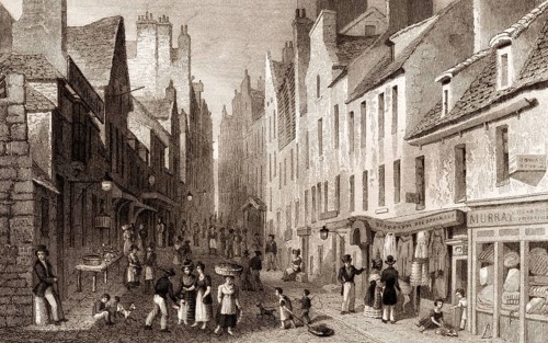 St Mary's Wynd, from the Pleasance, Edinburgh, Scotland, 19th century, from Modern Athens by Th. H.