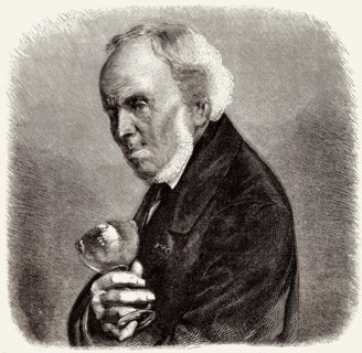 Denis-Desire Riocreux, 1791-1872, Designer und Maler von französischem Porzellan, erster Kurator