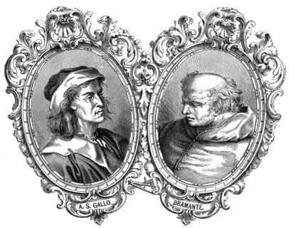 Giuliano da Sangallo, Donato Bramante, Italian architects of the Renaissance